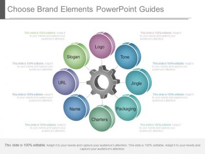 Innovative choose brand elements powerpoint guides