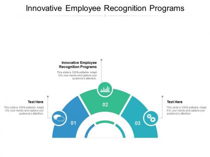 Innovative employee recognition programs ppt powerpoint presentation gallery cpb