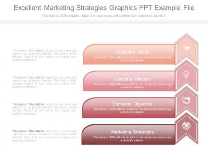 Innovative excellent marketing strategies graphics ppt example file