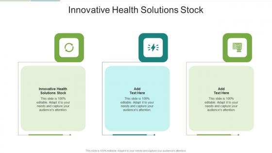 Innovative Health Solutions Stock In Powerpoint And Google Slides Cpb