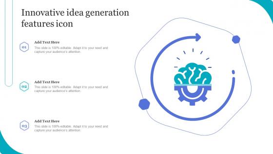 Innovative Idea Generation Features Icon