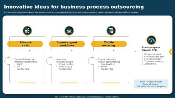 Innovative Ideas For Business Process Outsourcing