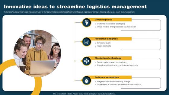 Innovative Ideas To Streamline Logistics Management
