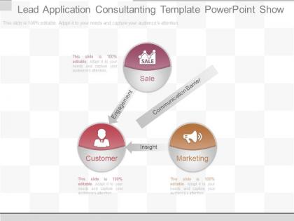 Innovative lead application consultanting template powerpoint show