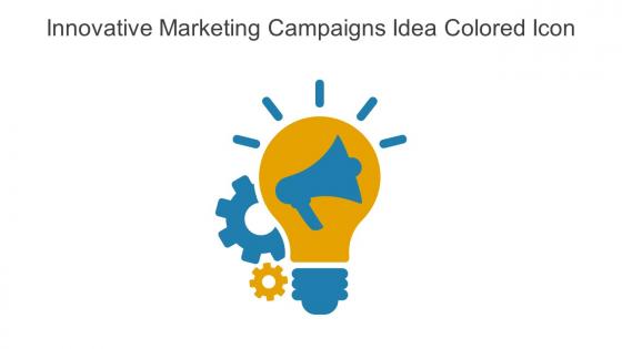 Innovative Marketing Campaigns Idea Colored Icon In Powerpoint Pptx Png And Editable Eps Format