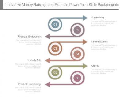 Innovative money raising idea example powerpoint slide backgrounds