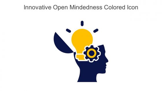 Innovative Open Mindedness Colored Icon In Powerpoint Pptx Png And Editable Eps Format