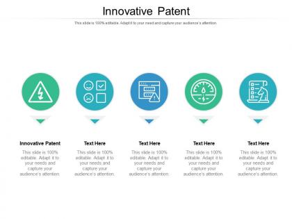 Innovative patent ppt powerpoint presentation inspiration demonstration cpb