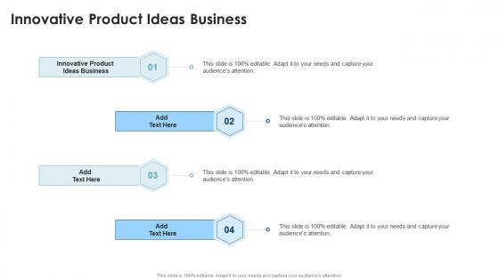 Innovative Product Ideas Business In Powerpoint And Google Slides Cpb