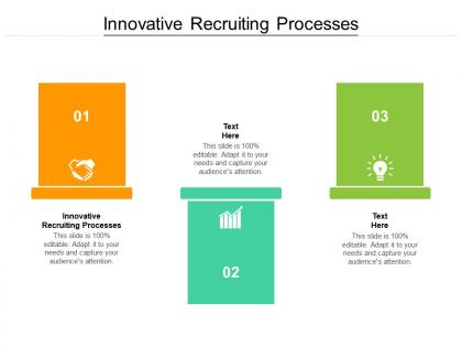 Innovative recruiting processes ppt powerpoint presentation summary layout cpb