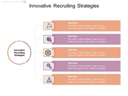 Innovative recruiting strategies ppt powerpoint presentation background cpb