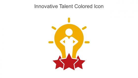Innovative Talent Colored Icon In Powerpoint Pptx Png And Editable Eps Format