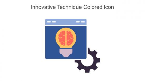 Innovative Technique Colored Icon In Powerpoint Pptx Png And Editable Eps Format