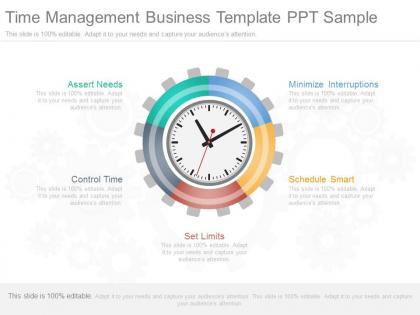 Innovative time management business template ppt sample
