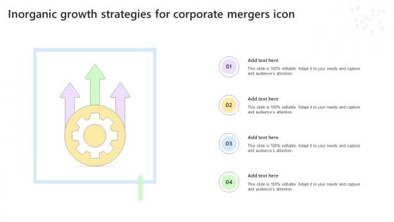 Inorganic Growth Strategies For Corporate Mergers Icon