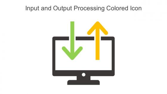 Input And Output Processing Colored Icon In Powerpoint Pptx Png And Editable Eps Format