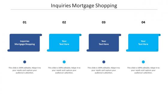Inquiries mortgage shopping ppt powerpoint presentation file maker cpb