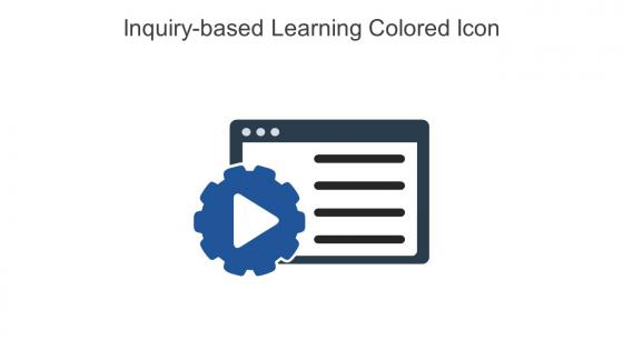 Inquiry Based Learning Colored Icon In Powerpoint Pptx Png And Editable Eps Format
