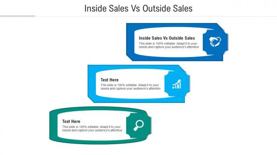 Inside sales vs outside sales ppt powerpoint presentation gallery deck