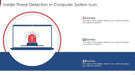 Insider Threat Detection In Computer System Icon