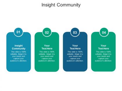 Insight community ppt powerpoint presentation inspiration gallery cpb