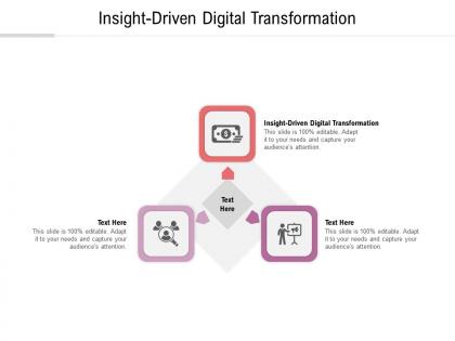 Insight driven digital transformation ppt powerpoint presentation ideas professional cpb