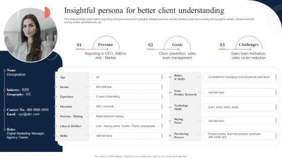 Employee Persona Slide Team