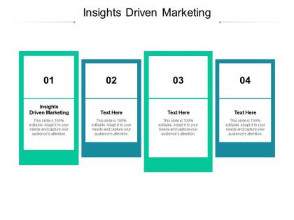 Insights driven marketing ppt powerpoint presentation portfolio picture cpb