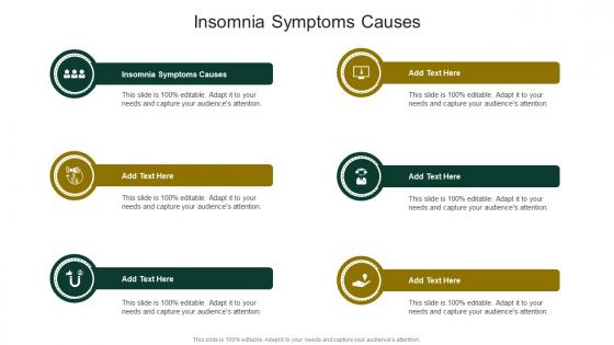 Insomnia Symptoms Causes In Powerpoint And Google Slides Cpb