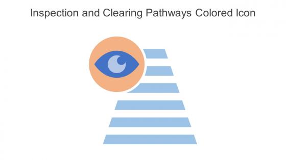 Inspection And Clearing Pathways Colored Icon In Powerpoint Pptx Png And Editable Eps Format