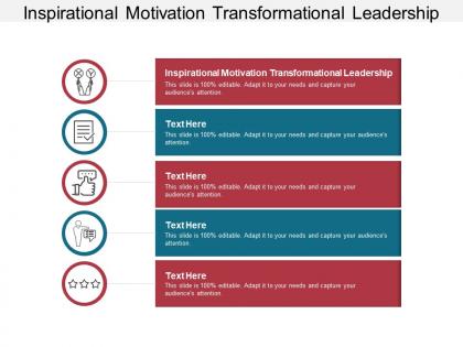 Inspirational motivation transformational leadership ppt powerpoint presentation styles templates cpb