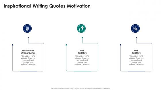 Inspirational Writing Quotes Motivation In Powerpoint And Google Slides Cpb