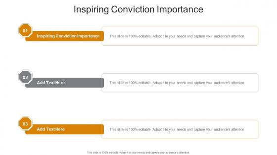 Inspiring Conviction Importance In Powerpoint And Google Slides Cpb