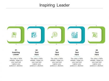 Inspiring leader ppt powerpoint presentation model inspiration cpb