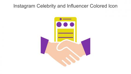 Instagram Celebrity And Influencer Colored Icon In Powerpoint Pptx Png And Editable Eps Format