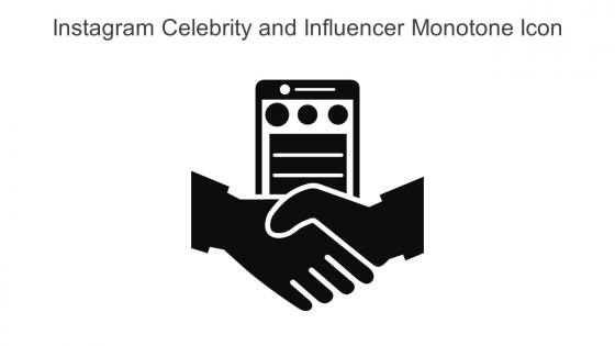 Instagram Celebrity And Influencer Monotone Icon In Powerpoint Pptx Png And Editable Eps Format