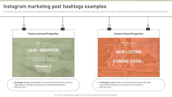 Instagram Marketing Post Hashtags Lead Generation Techniques To Expand MKT SS V