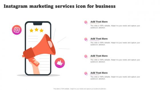 Instagram Marketing Services Icon For Business