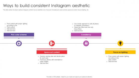 Instagram Marketing To Increase Ways To Build Consistent Instagram Aesthetic MKT SS V