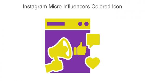 Instagram Micro Influencers Colored Icon In Powerpoint Pptx Png And Editable Eps Format