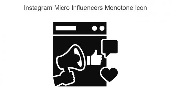 Instagram Micro Influencers Monotone Icon In Powerpoint Pptx Png And Editable Eps Format