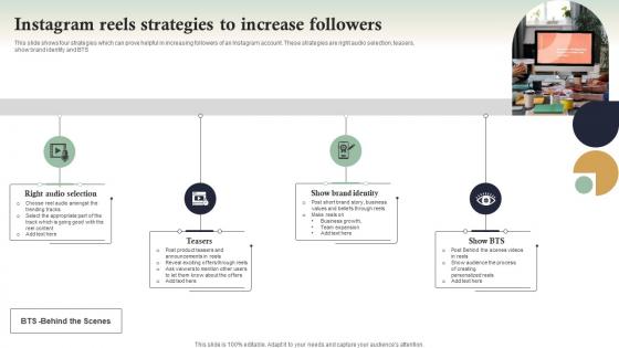 Instagram Reels Strategies To Increase Followers Internet Marketing Strategies MKT SS V