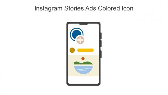 Instagram Stories Ads Colored Icon In Powerpoint Pptx Png And Editable Eps Format