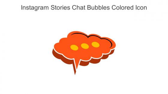 Instagram Stories Chat Bubbles Colored Icon In Powerpoint Pptx Png And Editable Eps Format