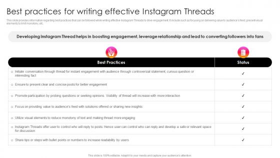 Instagram Threads What It Is Best Practices For Writing Effective Instagram Threads AI SS V