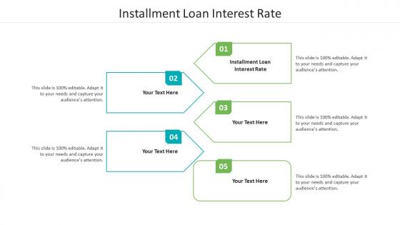 Installment loan interest rate ppt powerpoint presentation gallery images cpb