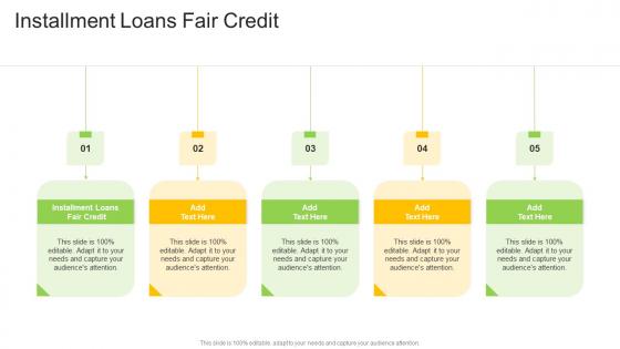 Installment Loans Fair Credit In Powerpoint And Google Slides Cpb