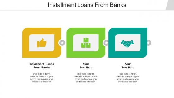 Installment loans from banks ppt powerpoint presentation ideas slide download cpb