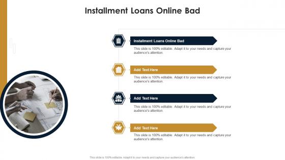 Installment Loans Online Bad In Powerpoint And Google Slides Cpb