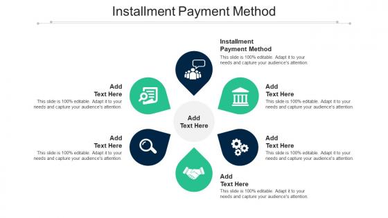 Installment Payment Method Ppt Powerpoint Presentation Infographics Slide Portrait Cpb